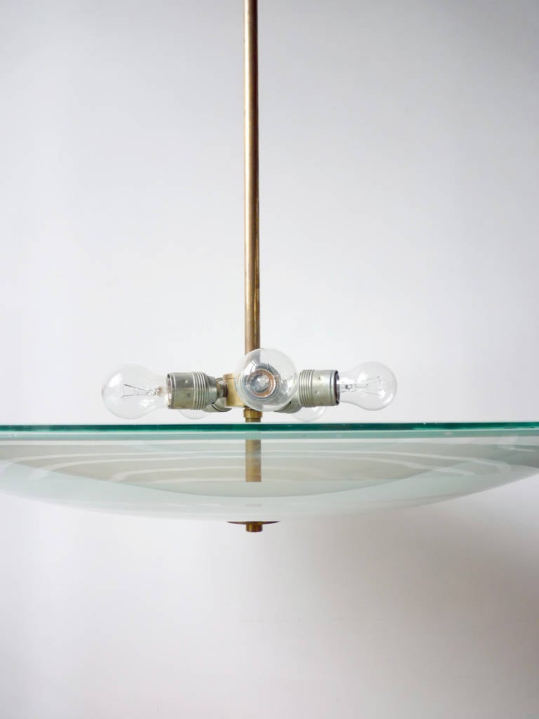 Mid-20th Century Chandelier by Pietro Chiesa for Fontana Arte