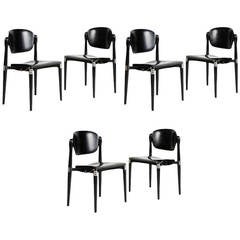 Pair of "S83" Chairs by Eugenio Gerli for Osvaldo Borsani Tecno