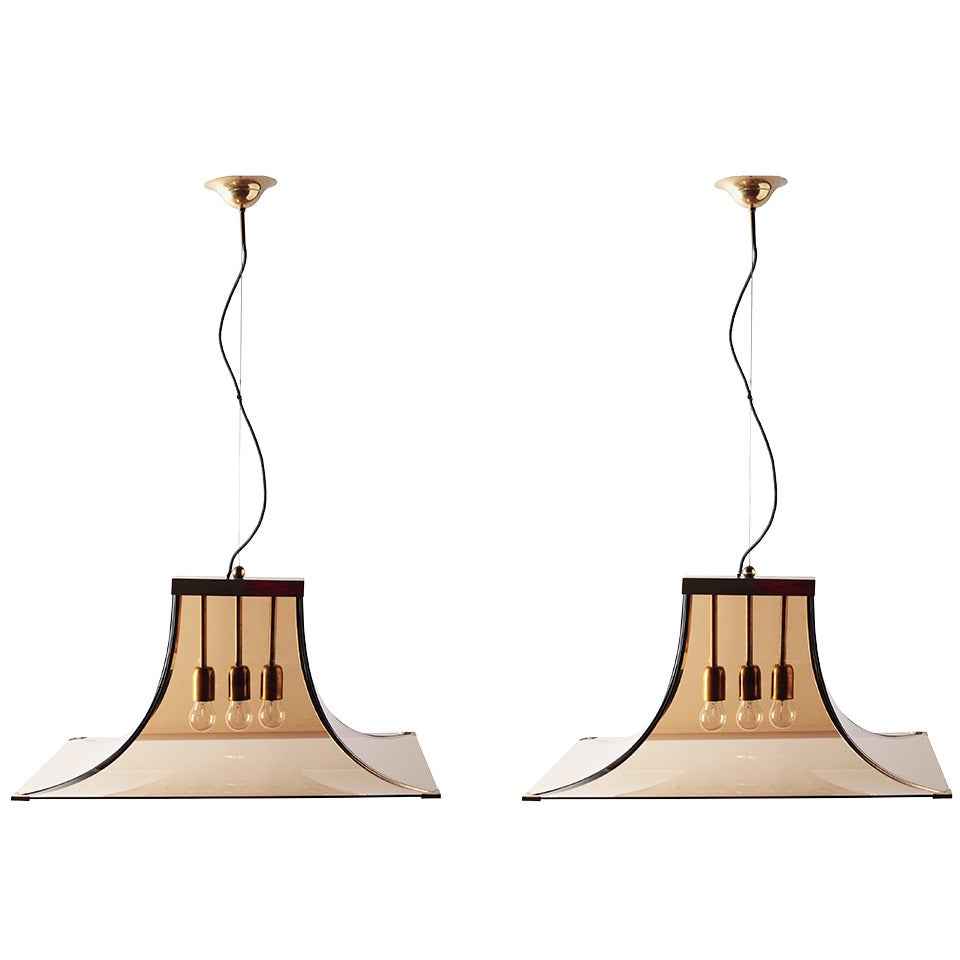 Pair of Ceiling Lights For Sale
