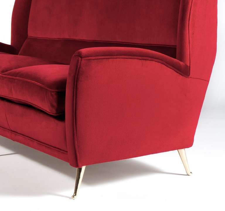 Mid-Century Modern 1950s Italian Sofa