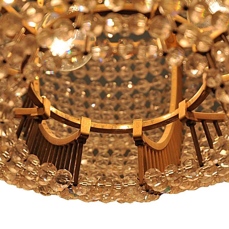 Ball-Shaped Chandelier, Autria Circa 1960 3