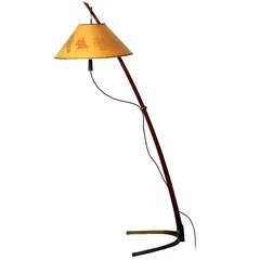 Vintage Floor Lamp, "Dornstab" by Kalmar, Austria 1950