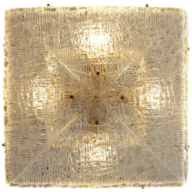Brass Chandelier, Kalmar, Austria 1950's