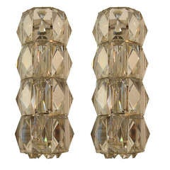 Pair of Bakalowits Glass Sconces