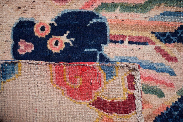 Chinese Tibetan Cushion Cover (Jabuye) Rare Dragon Design