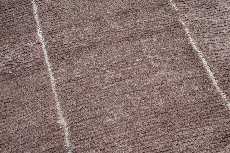 Very Unusual Stunning Modernist Bauhaus Style Tibetan Khaden Tsutruk Rug