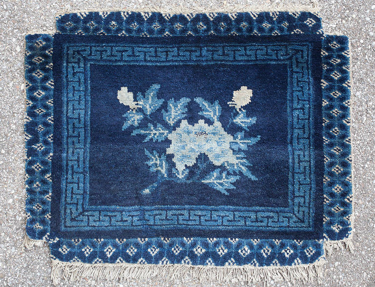 Lovely and Unusual Antique Chinese Baotou Seat Cushion