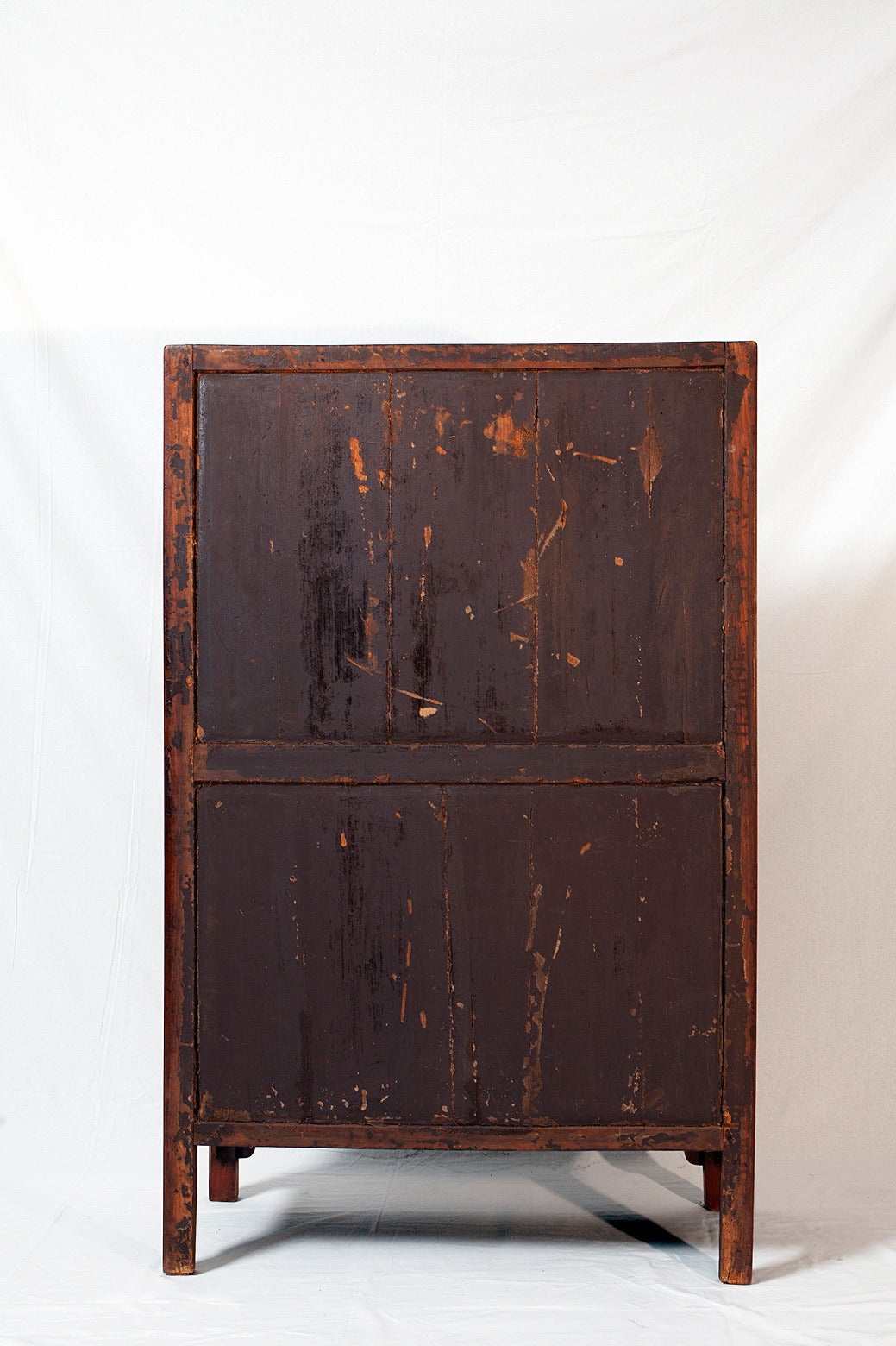 Minimalist Classical Antique Chinese Elmwood Cabinet from Suzhou Qing Dynasty 2