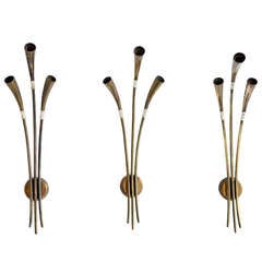 Three Wall Lamps By Oscar Torlasco For Lumi 8