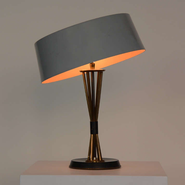 Mid-Century Modern Oscar Torlasco Table Lamp for Lumi