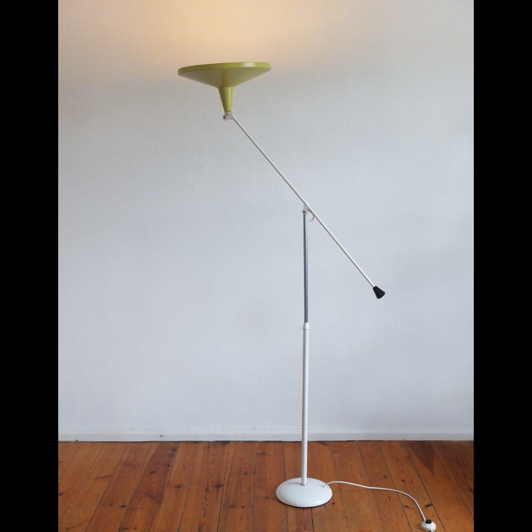 Wim Rietveld Panama Floor Lamp for Gispen