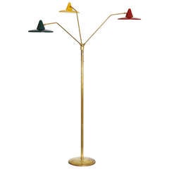 Three Arm Floor Lamp by Stilnovo