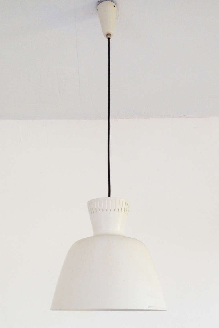 Pendant by BAG Turgi with diffuser from 1950.