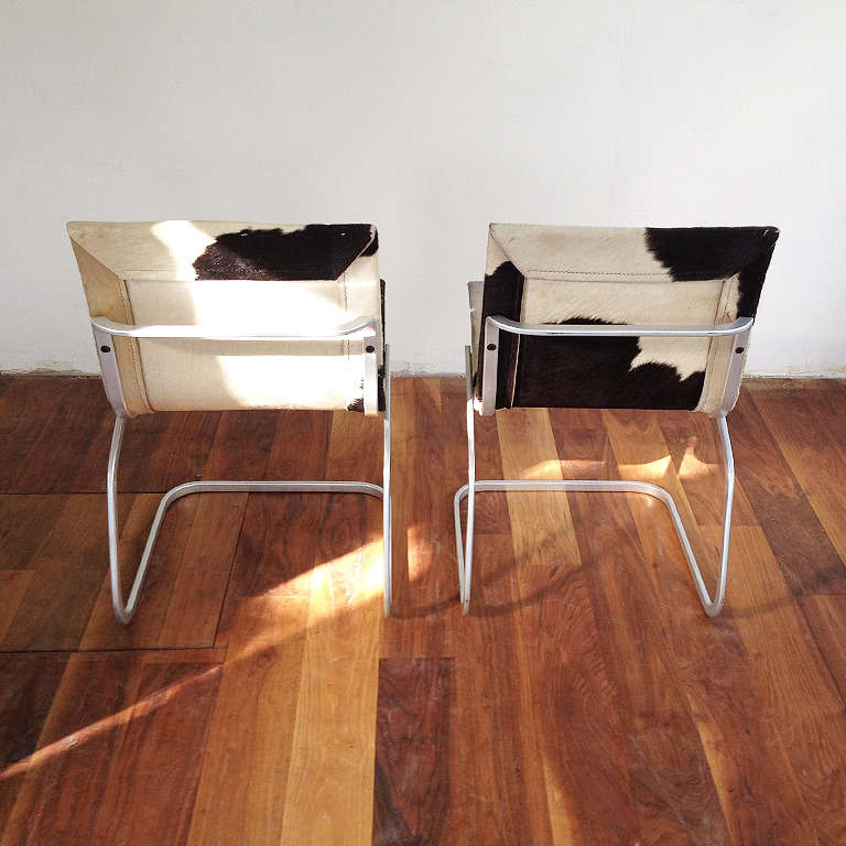 Mid-Century Modern Pair of Claudio Salocchi Chairs for Sormani