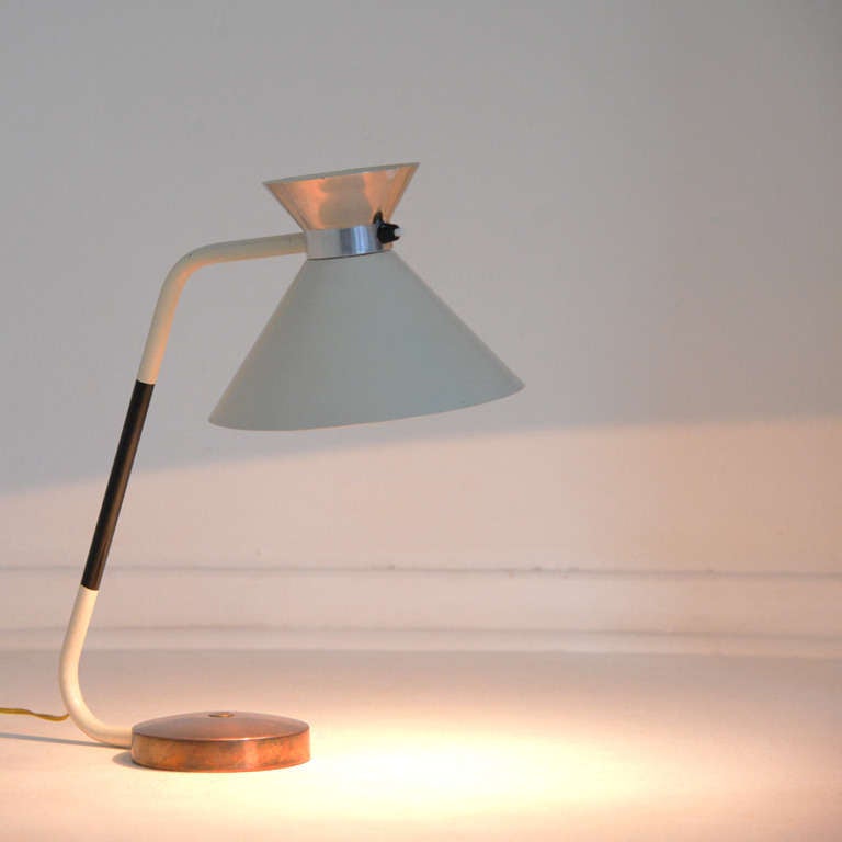 Mid-Century Modern French Desk Lamp Edited by Jumo For Sale