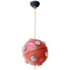 Sputnik Chandelier by Oscar Torlsaco for Lumi