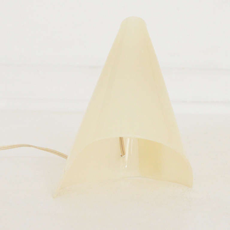 Lucite Perspex Table Lamp by Hanns Hoffmann Lederer For Sale