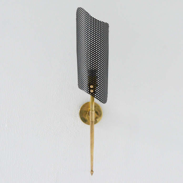 elegant sconce by Jacques Biny for Disderot