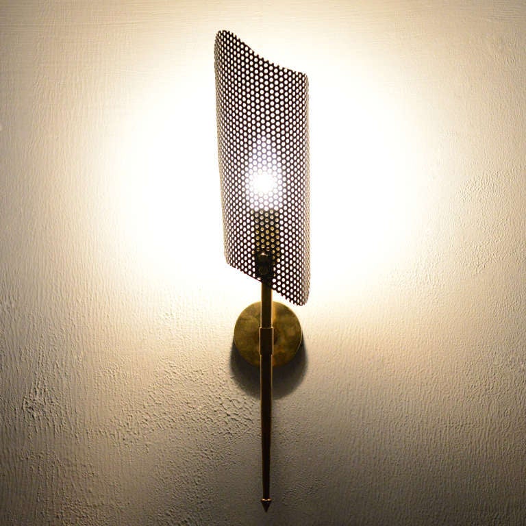 Mid-Century Modern Jacques Biny Sconce for Disderot