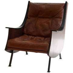 Carlo de Carli Lounge Chair "La Pipa" Edited by Sormani