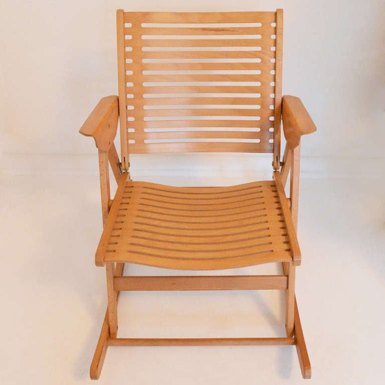 Mid-Century Modern Niko Kralj Folding Rocking chairs
