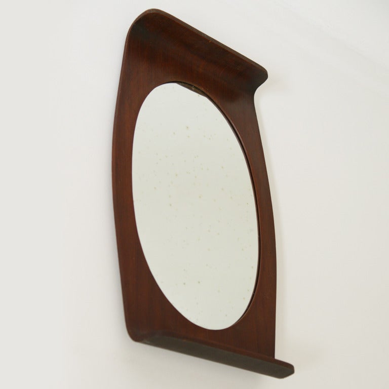 Mid-Century Modern Beautiful Mirror by Franco Campo and Carlo Graffi for Home Trino For Sale