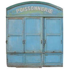 French 19th Century Used Fish Shop Front