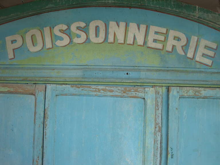 French 19th Century Antique Fish Shop Front For Sale 1