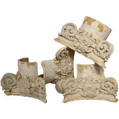 Old French Plaster Capitals