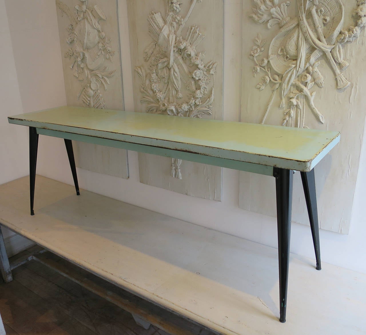 1930s French Tolix Console Tables In Good Condition For Sale In London, GB