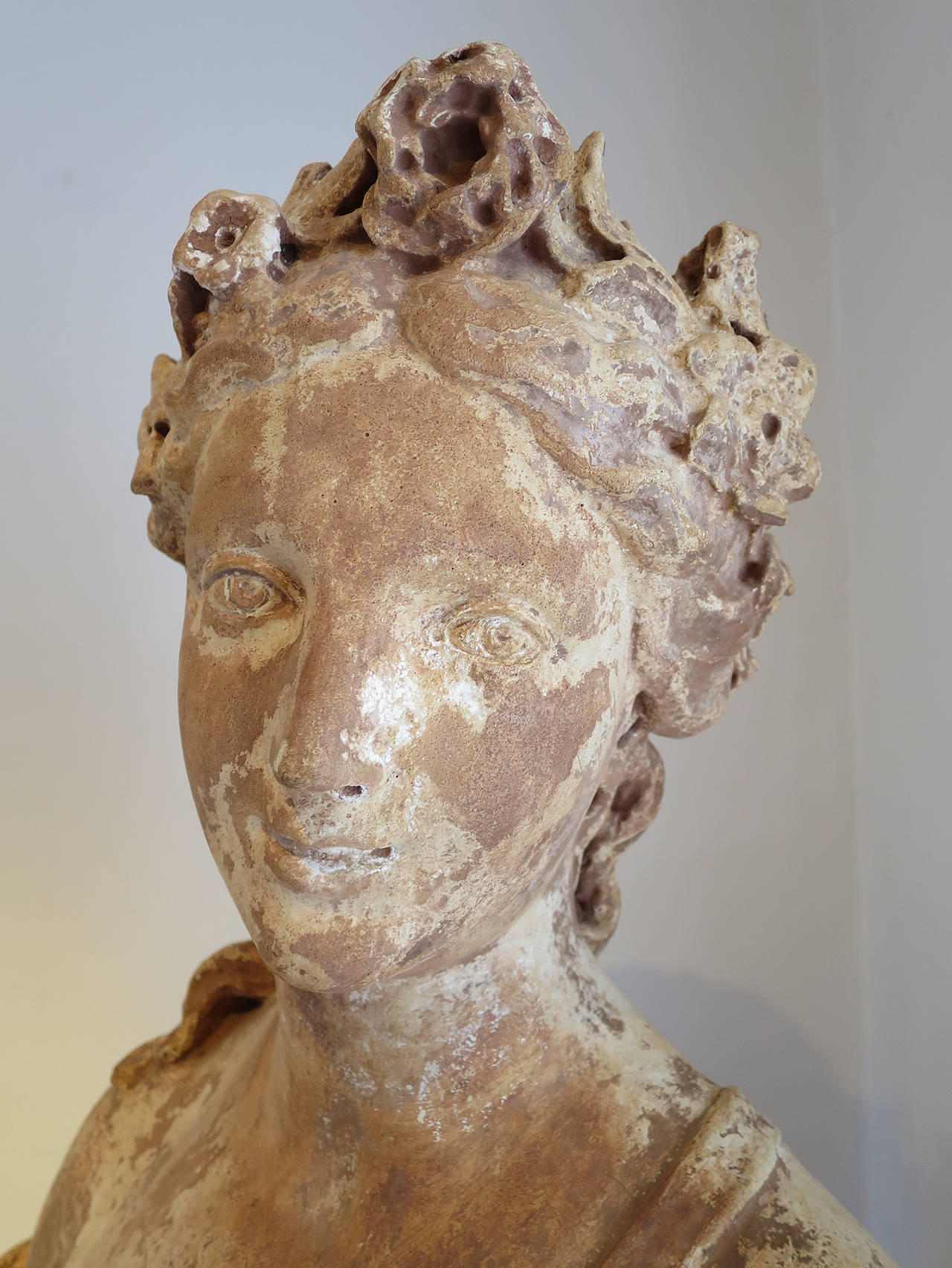 19th Century French Plaster Statue In Good Condition For Sale In London, GB