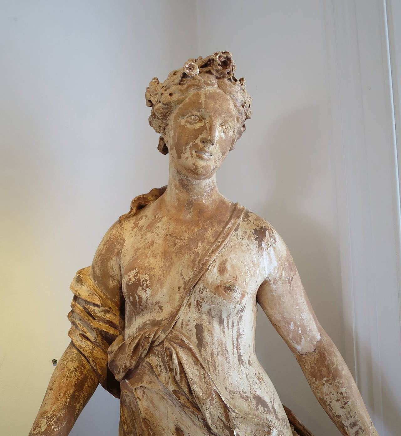 19th Century French Plaster Statue For Sale 2