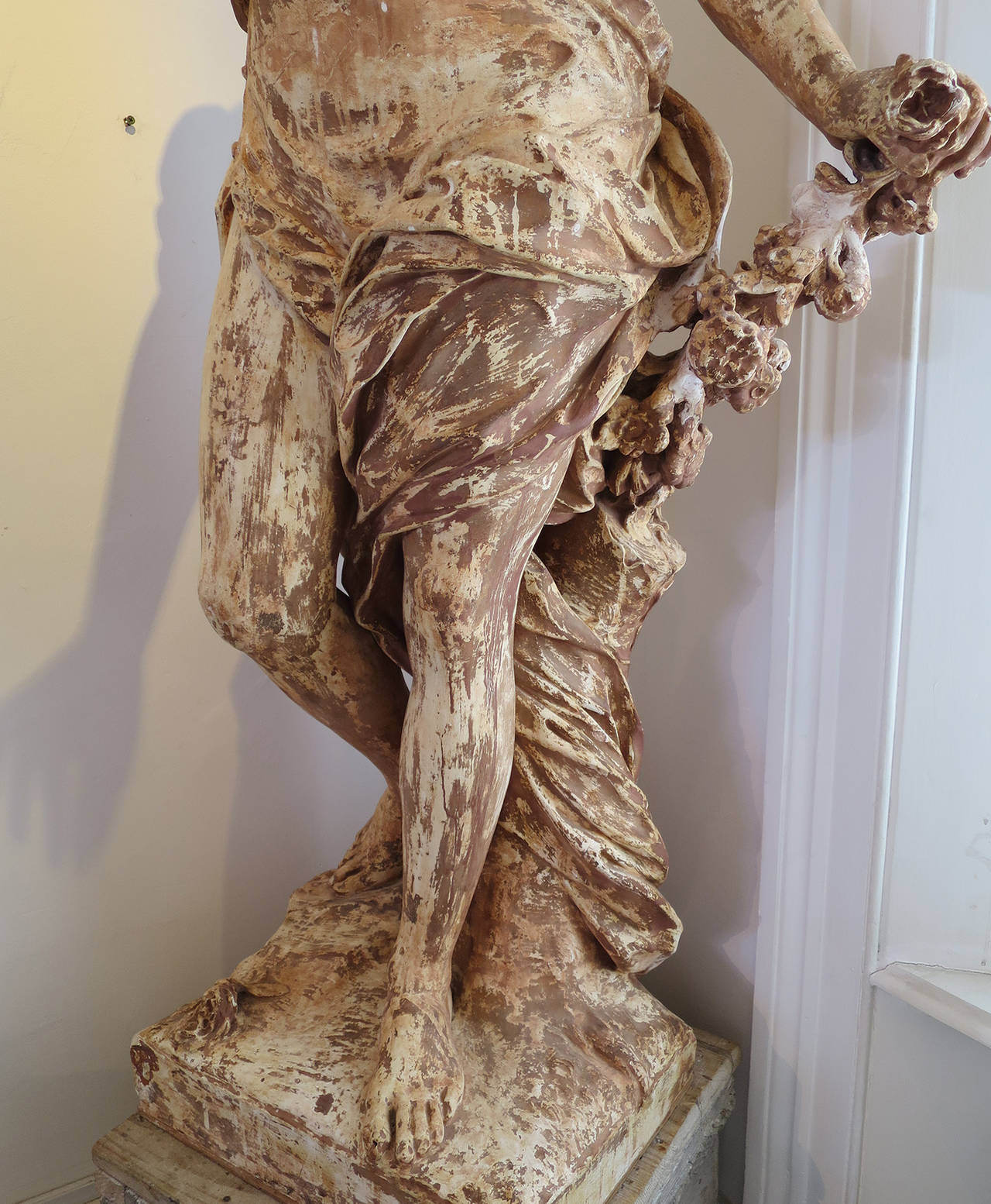 19th Century French Plaster Statue For Sale 3