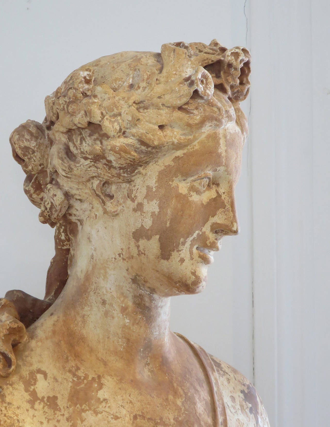 19th Century French Plaster Statue For Sale 4