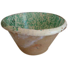 Antique Italian Spatter Bowl