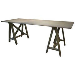 Old French Trestle Table