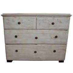 Swedish Late 19th Century Antique Chest of Drawers