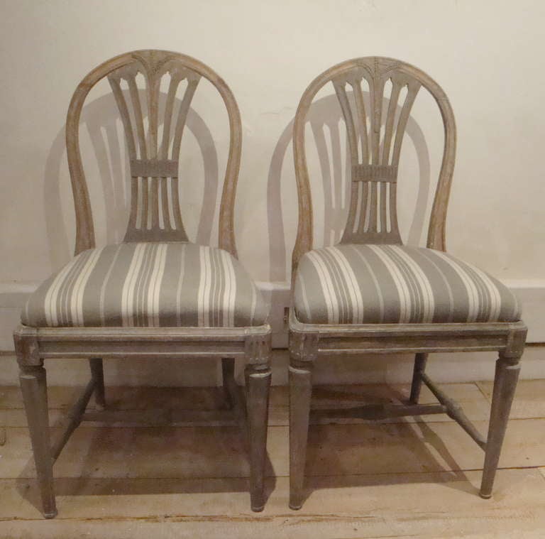 Pair of 18th century Swedish Gustavian Chairs