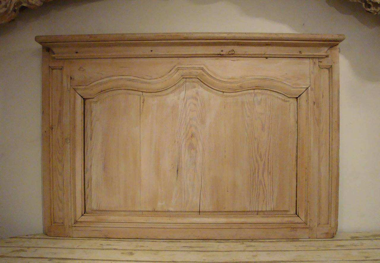 French 18th Century Antique Pine Panel