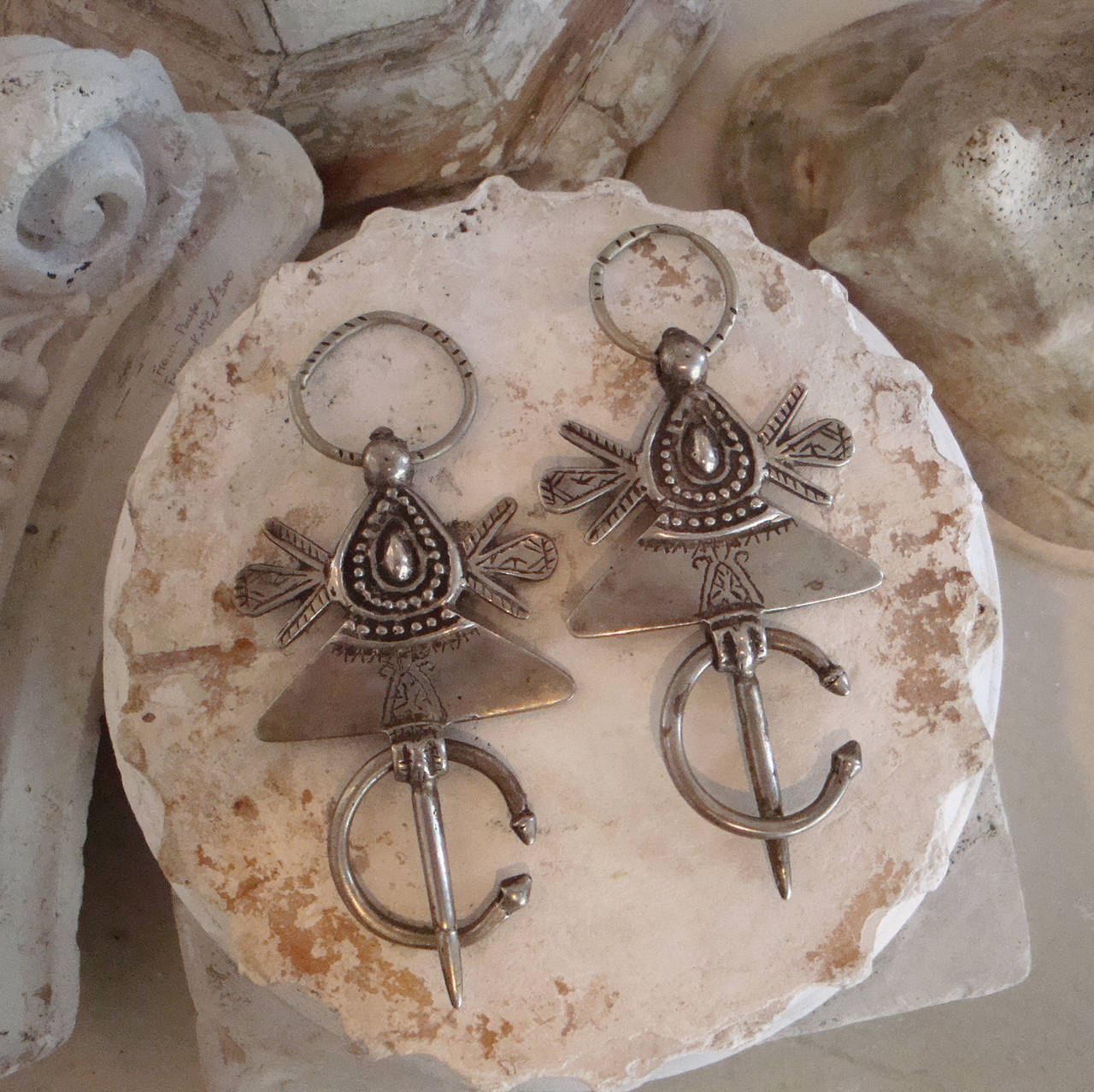 Pair of Silver Berber Decorative Pins