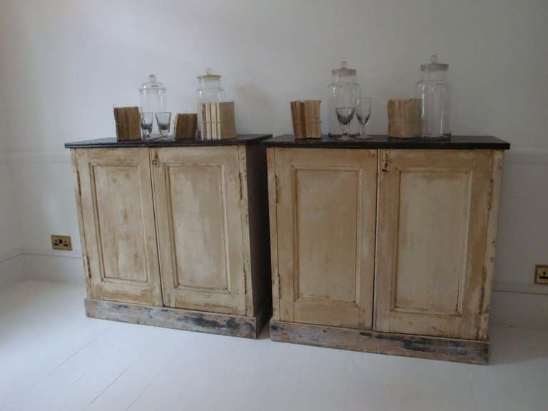 Pair of French 19th Century Buffets In Distressed Condition In London, GB