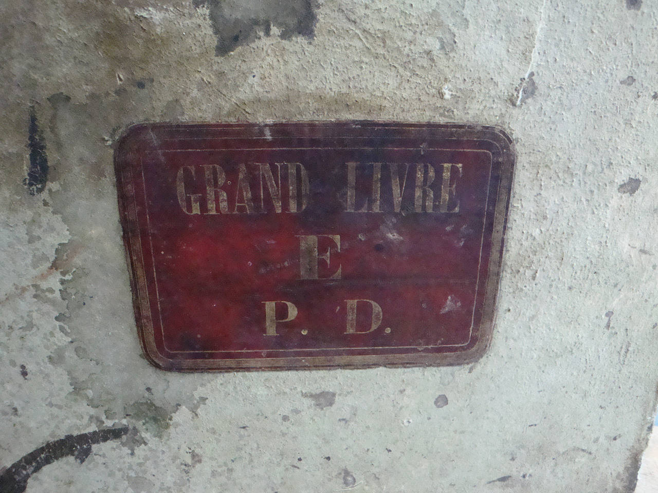 Giant French 19th Century Ledger 4
