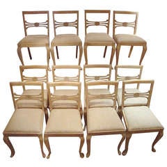 Set of 12 Swedish Dining Chairs