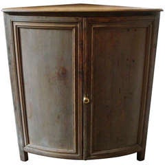 19th century Swedish Corner Cupboard