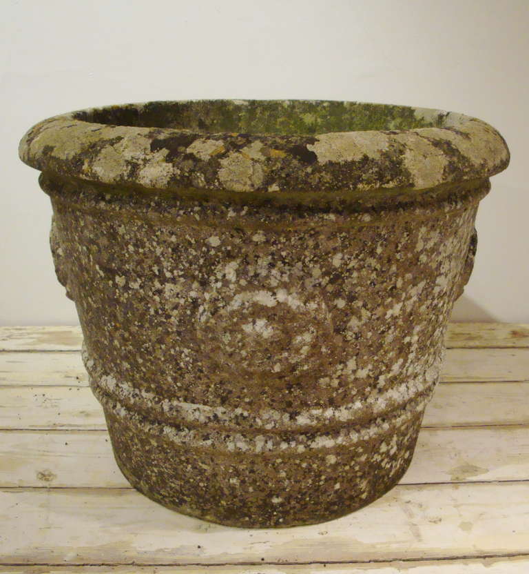 20th Century Stone Flower Pot - Lovely Patina