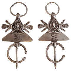 Pair of Silver Berber Decorative Pins