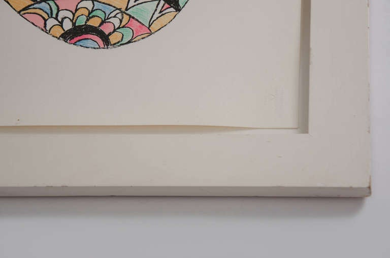 1970s Niki de Saint Phalle 'Madame Pomme De Terre' Signed Abstract Lithograph 2