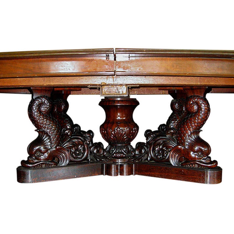 Late 19th Century Mahogany French Table by Jacob Desmalter In Good Condition For Sale In Mexico, MX