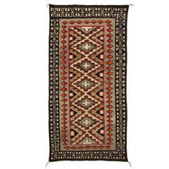 Vintage Navajo Runner Style Rug - Red Mesa, circa 1930