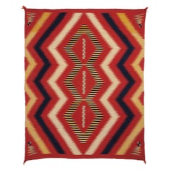 Vintage Navajo Serape Tragedecke:: um 1875 (Spätklassik)